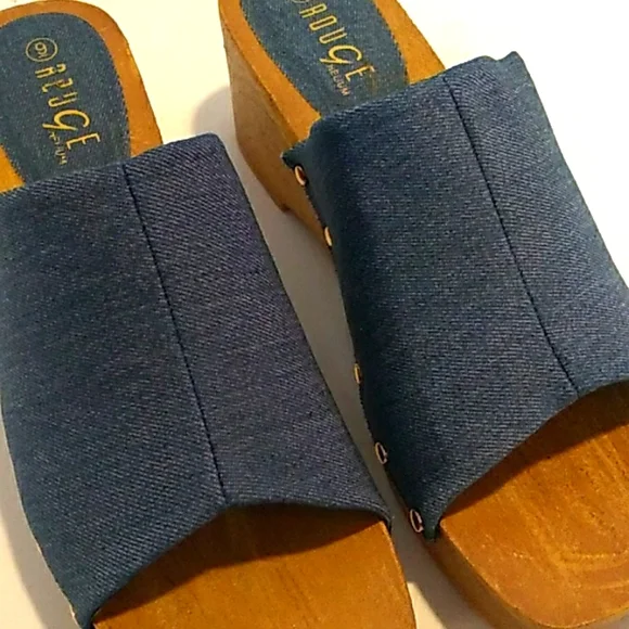 (NWT) DENIM CLOGS - Picture 8 of 8